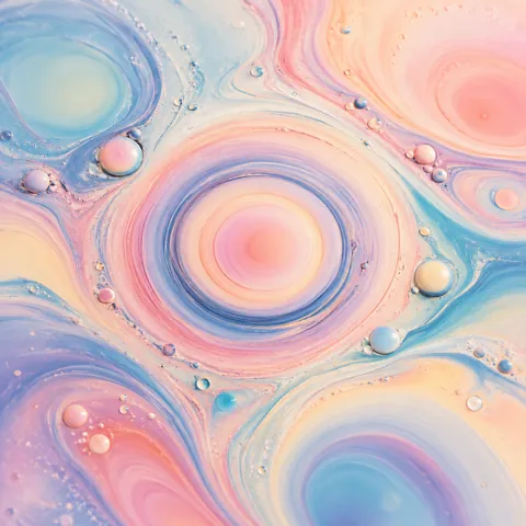 Suminagashi Ink Swirl · Pastel Dream