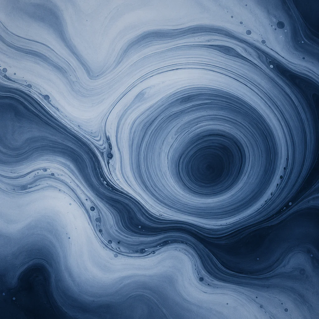 Suminagashi Ink Swirl · Monochrome Minimal