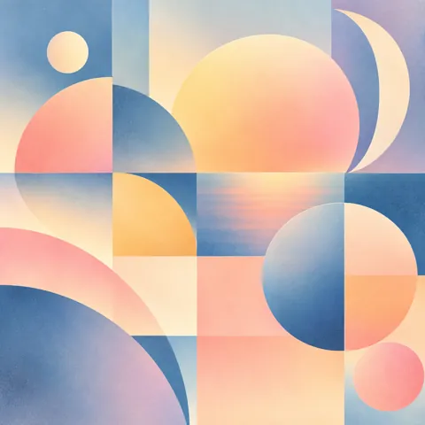 Bauhaus Geometry · Pastel Dream