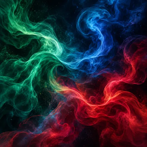 Smoke Trails · Deep Jewel Tones