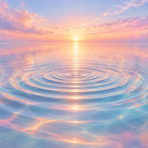 Concentric Ripples · Pastel Dream