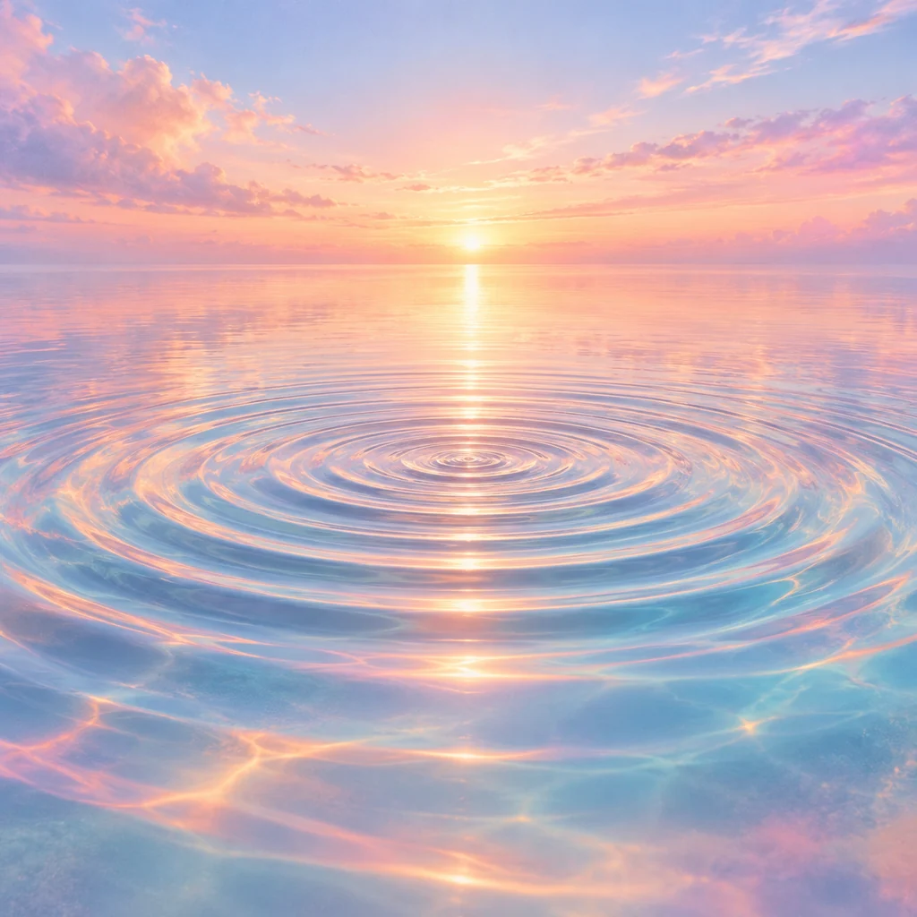 Concentric Ripples · Pastel Dream