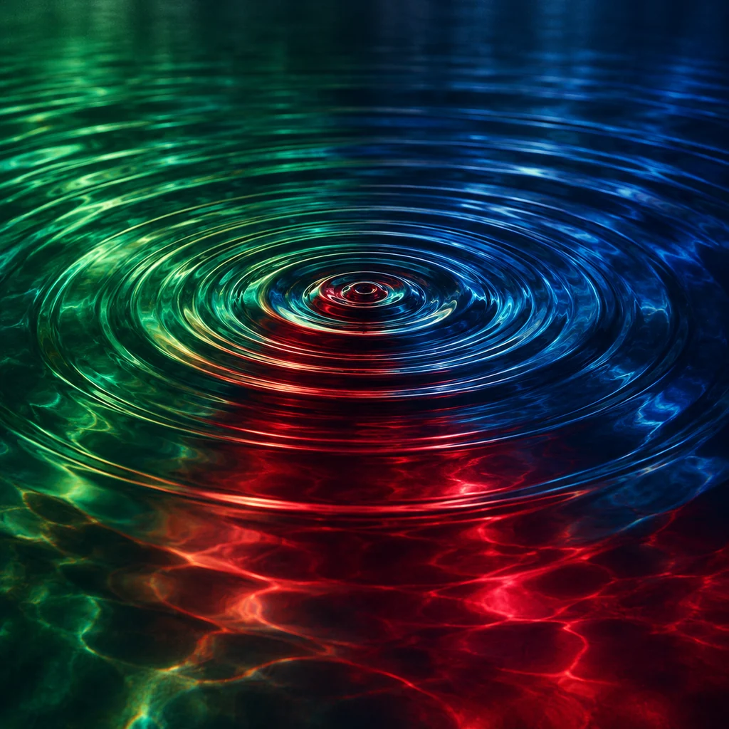 Concentric Ripples · Deep Jewel Tones
