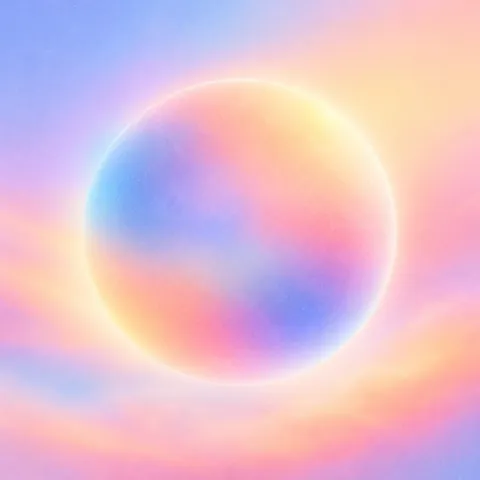 Grainy Gradient Orb · Pastel Dream