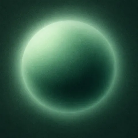 Grainy Gradient Orb · Monochrome Minimal
