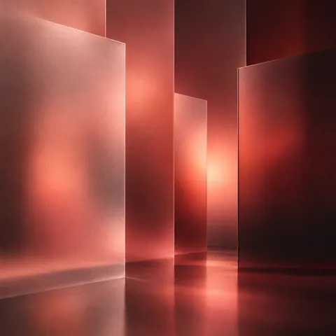 Frosted Glass Panels · Monochrome Minimal