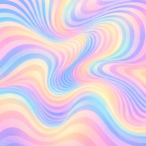 Op-art Wavy Stripes · Pastel Dream