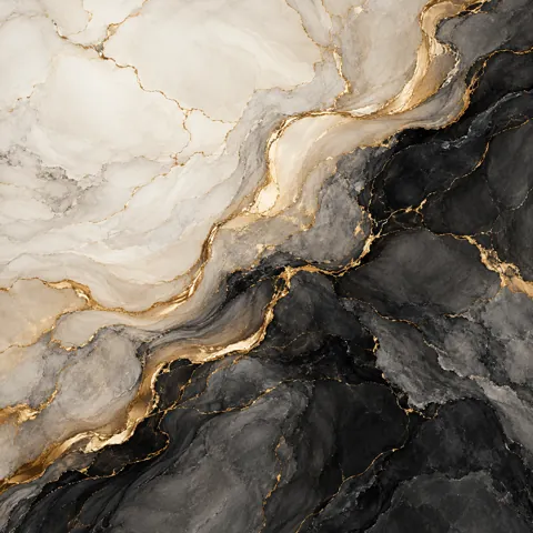 Gold Vein Marble · Monochrome Minimal