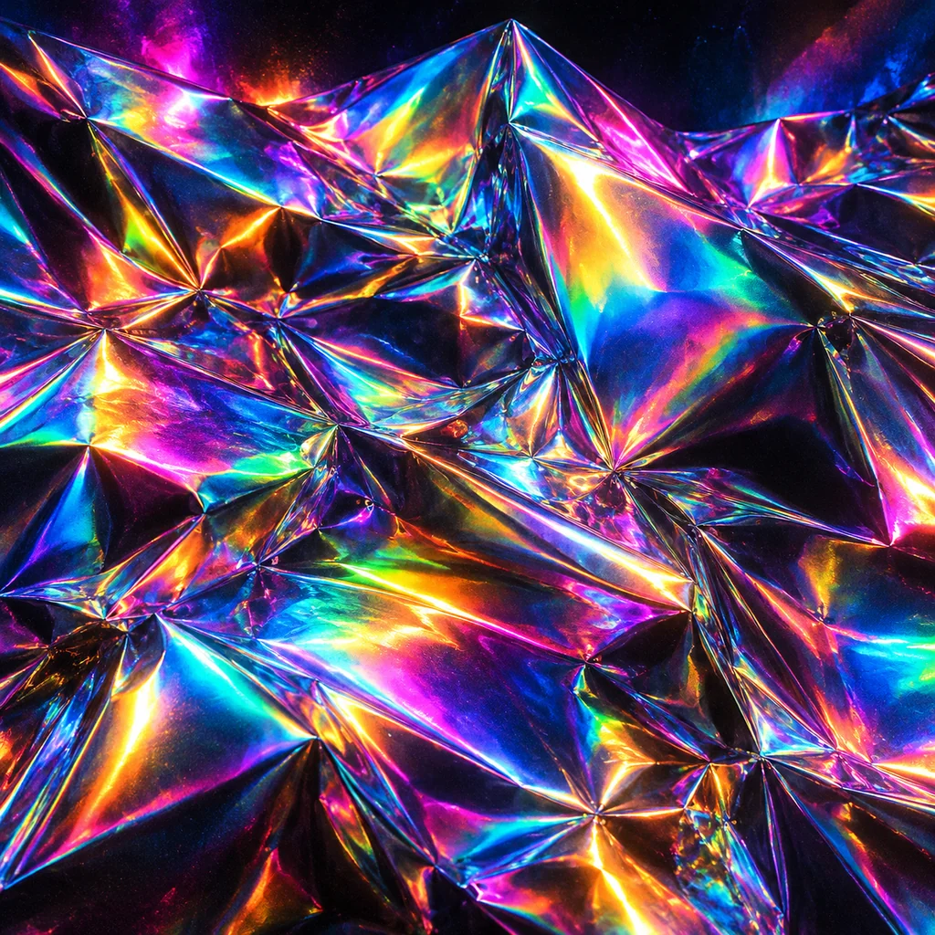 Holographic Foil · Vivid Neon