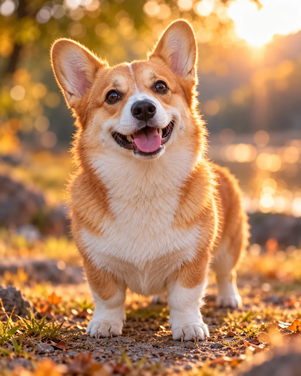 Smiling Corgi · Dreamy Bokeh