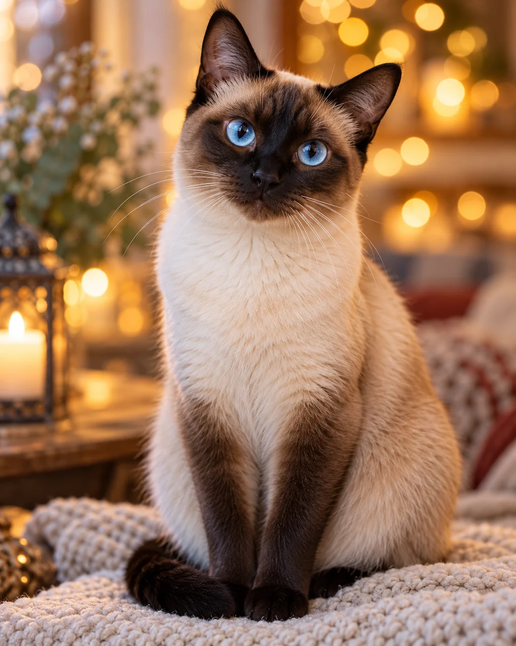 Siamese Cat · Dreamy Bokeh