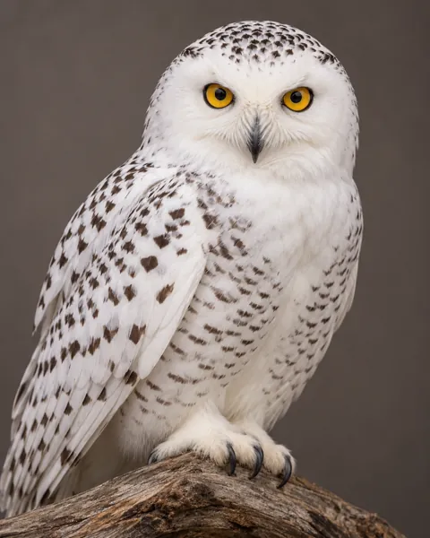 Snowy Owl · Studio Portrait