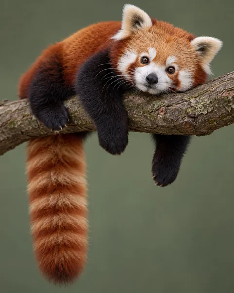 Red Panda · Studio Portrait