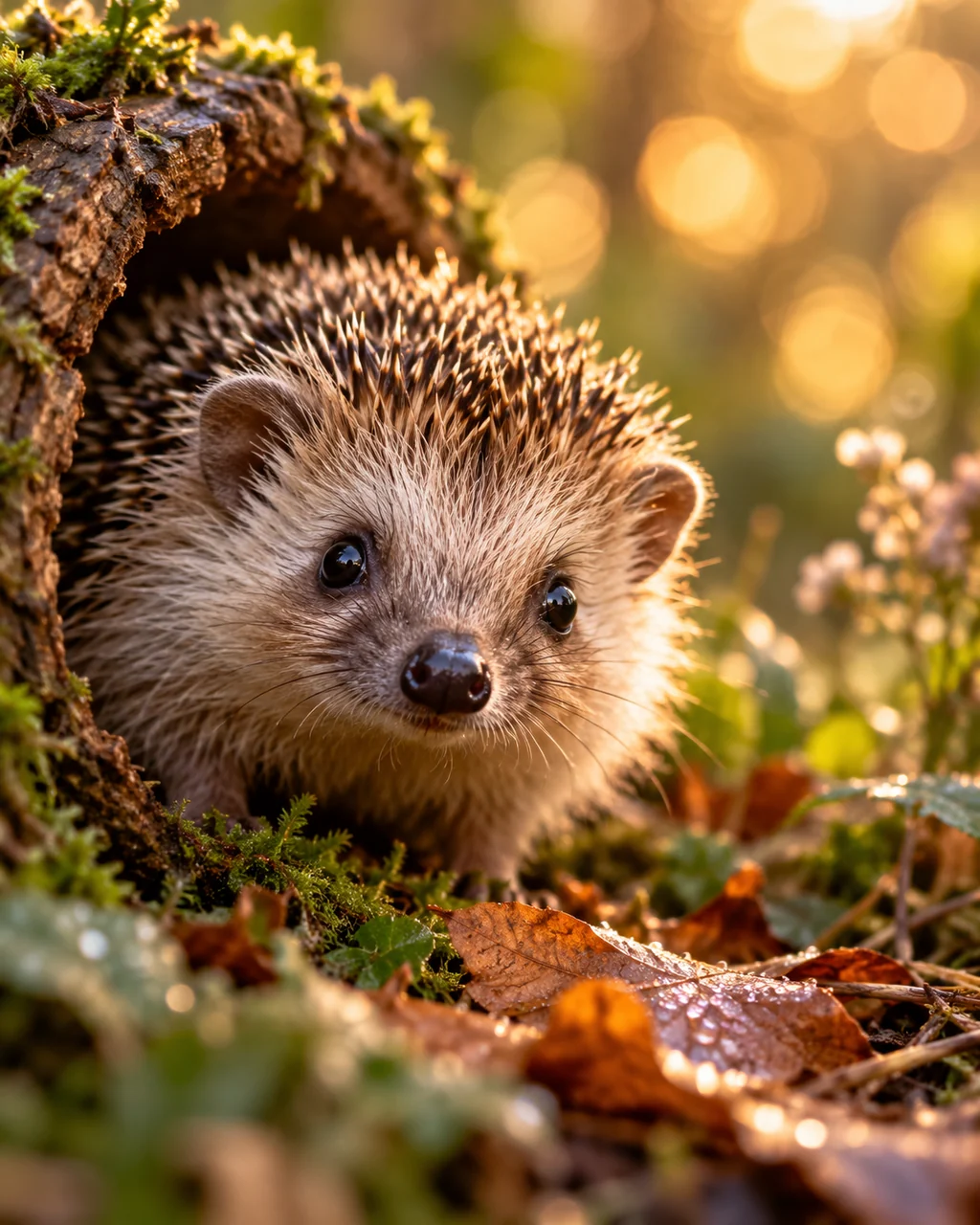 Little Hedgehog · Dreamy Bokeh