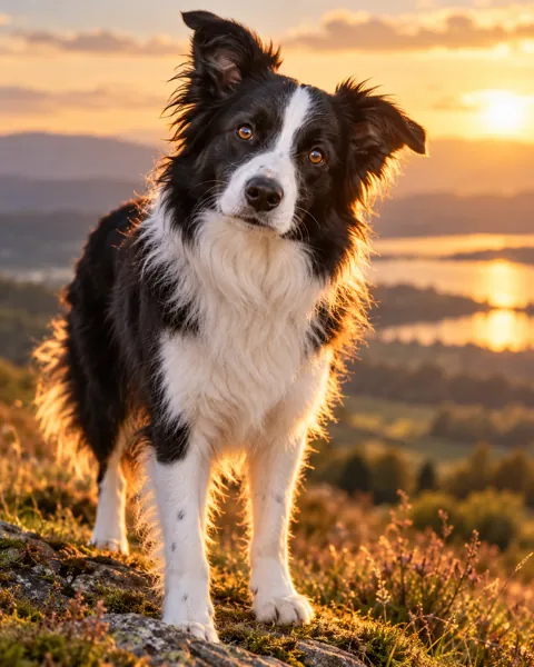 Border Collie · Golden Backlight