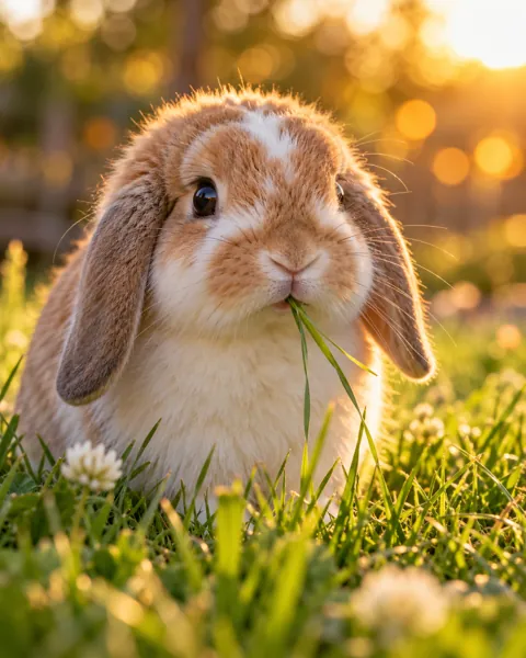 Holland Lop Rabbit · Dreamy Bokeh
