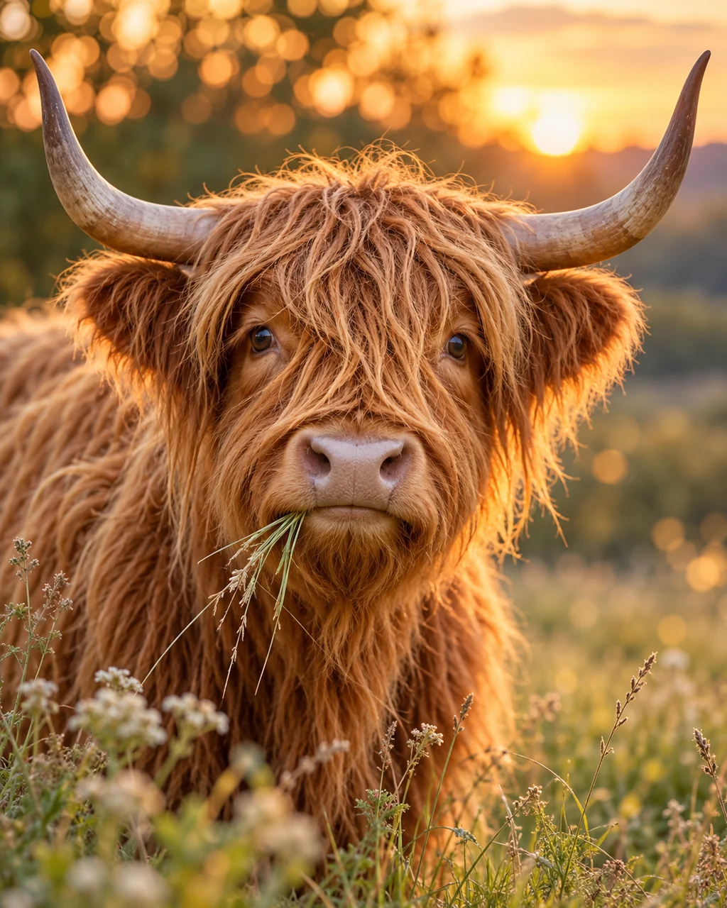 Highland Cow · Dreamy Bokeh