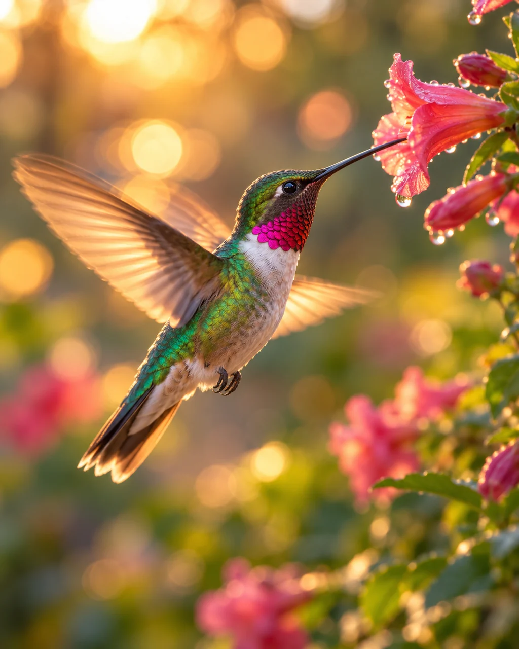 Hovering Hummingbird · Dreamy Bokeh