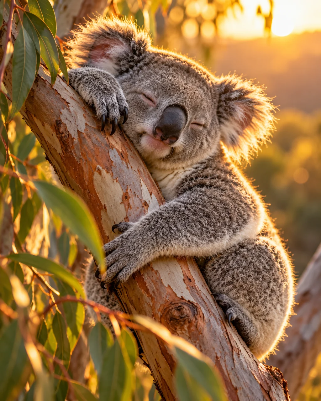 Sleepy Koala · Golden Backlight