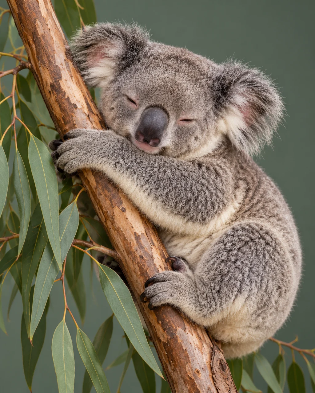 Sleepy Koala · Studio Portrait