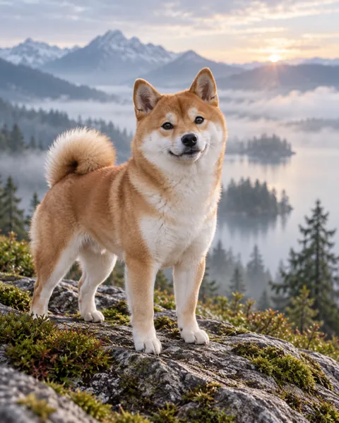 Shiba Inu · Misty Morning