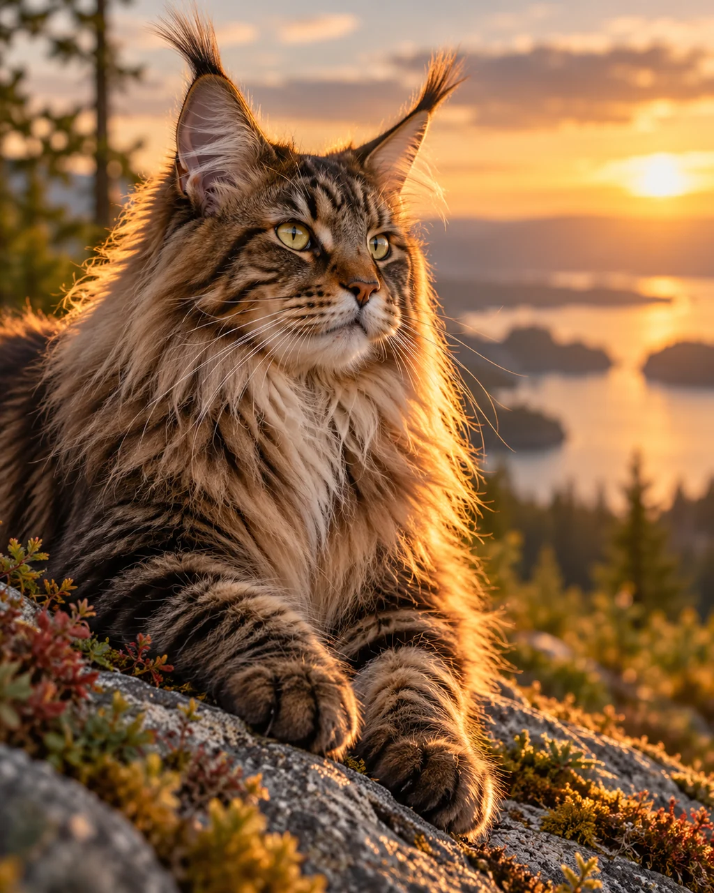 Maine Coon · Golden Backlight
