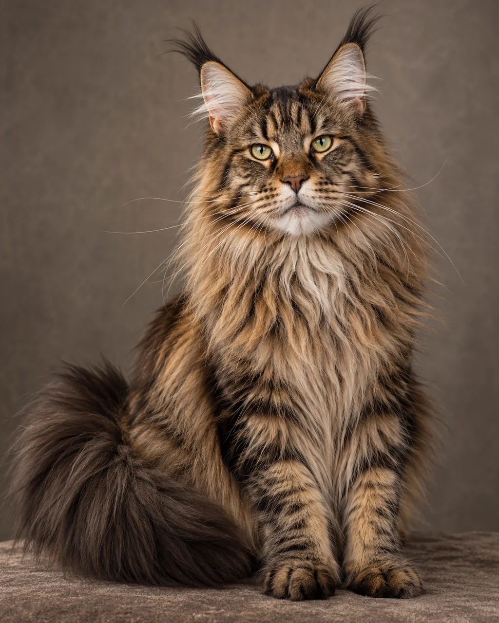 Maine Coon · Studio Portrait
