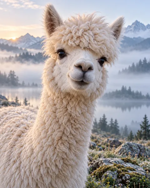 Fluffy Alpaca · Misty Morning