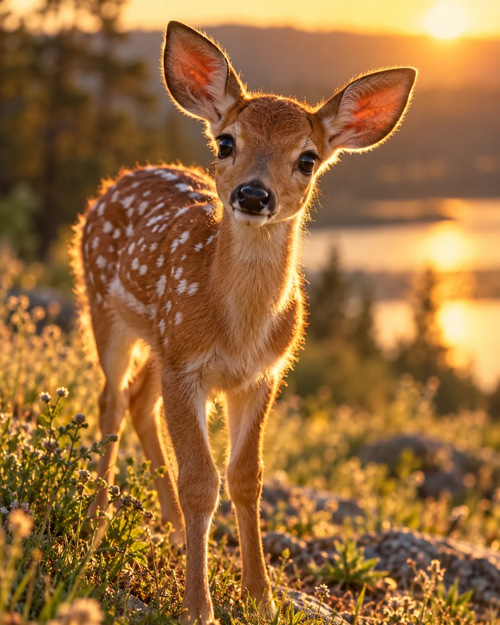 Spotted Fawn · Golden Backlight