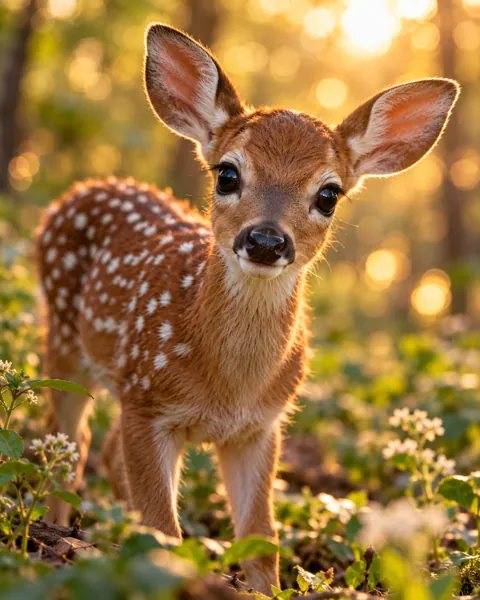 Spotted Fawn · Dreamy Bokeh
