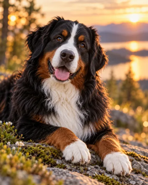 Bernese Mountain Dog · Dreamy Bokeh