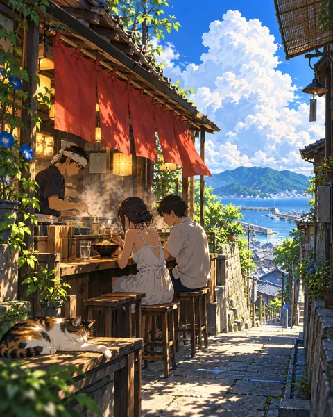 Ramen Stall Alley · Bright Summer Clarity