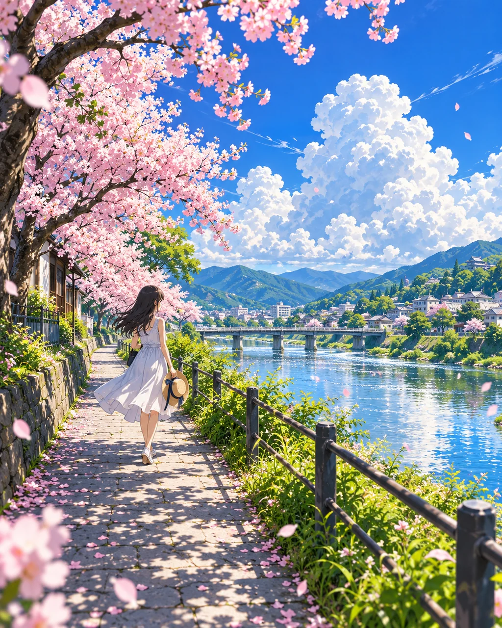 Spring Petal Riverbank · Bright Summer Clarity