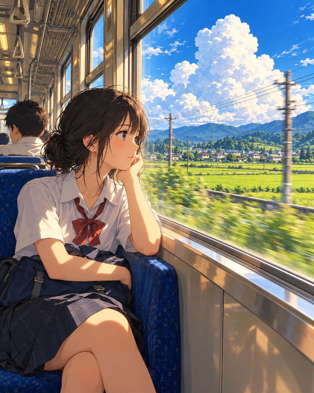 Train Window View · Bright Summer Clarity