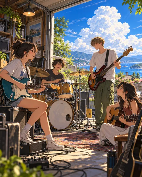 Garage Band Practice · Bright Summer Clarity