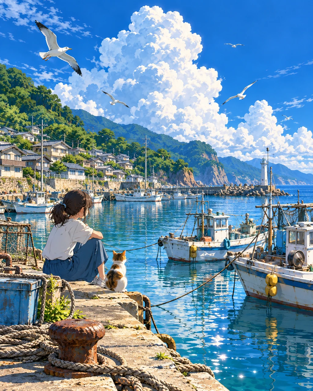 Fishing Harbor · Bright Summer Clarity