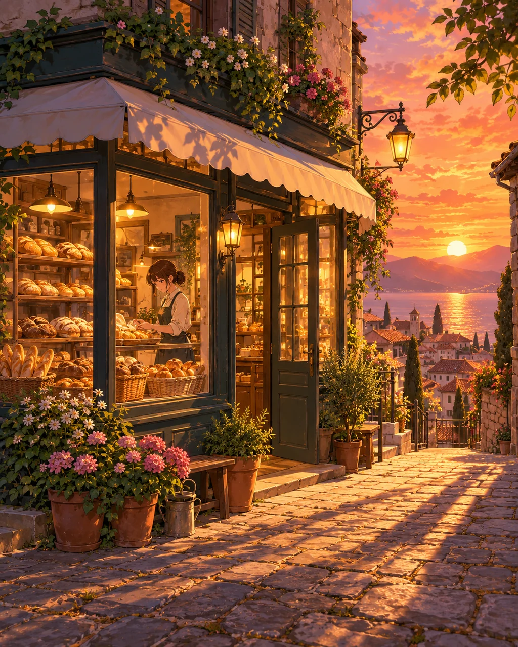 Corner Bakery · Golden-hour Nostalgia
