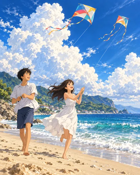 Seaside Kite Day · Bright Summer Clarity