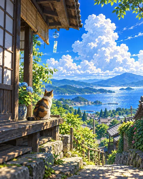 Cat Under the Eaves · Bright Summer Clarity