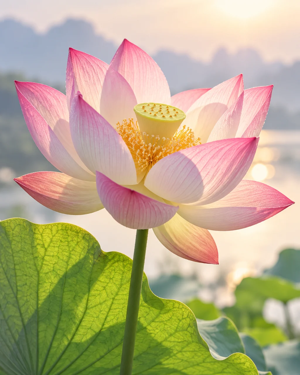 Lotus Flower · Pastel Backlight