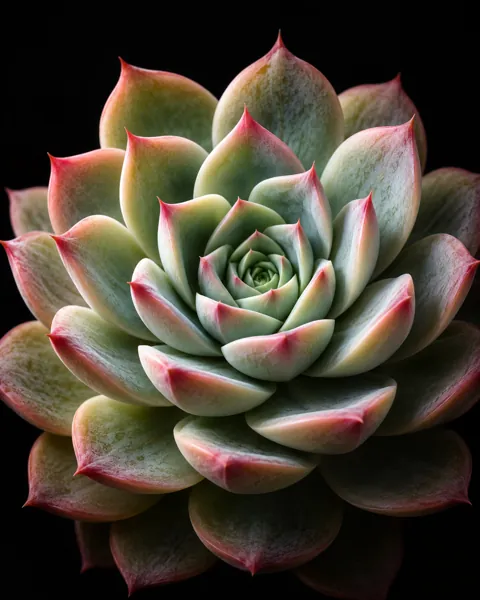 Succulent Rosette · Dark Still Life