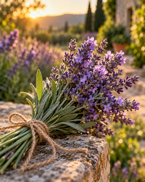 Lavender Sprigs · Garden Golden Hour