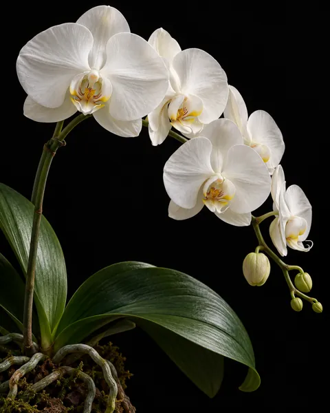 Moth Orchid · Dark Still Life