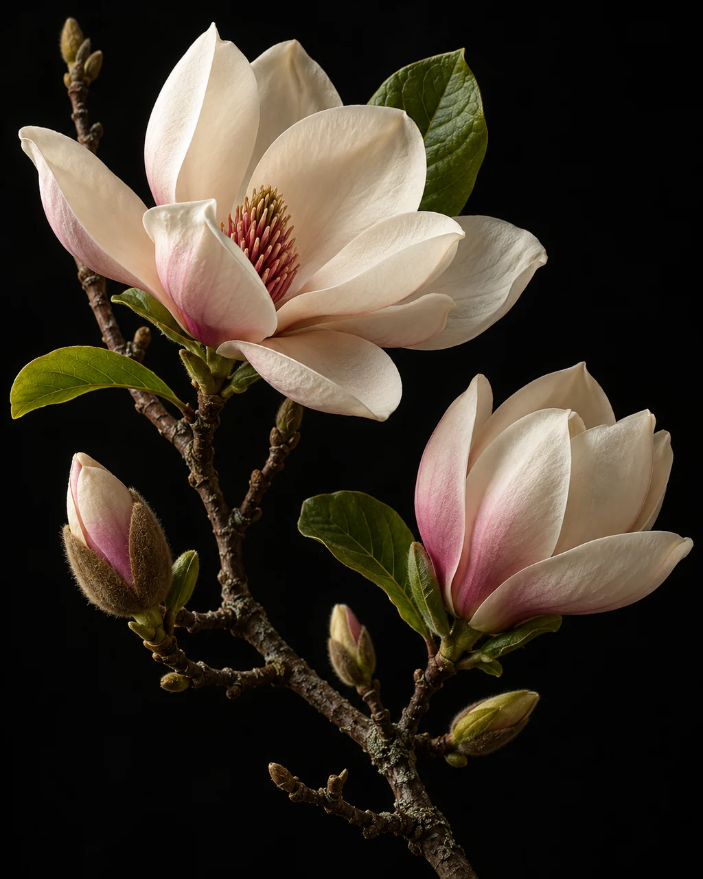 Magnolia Branch · Dark Still Life