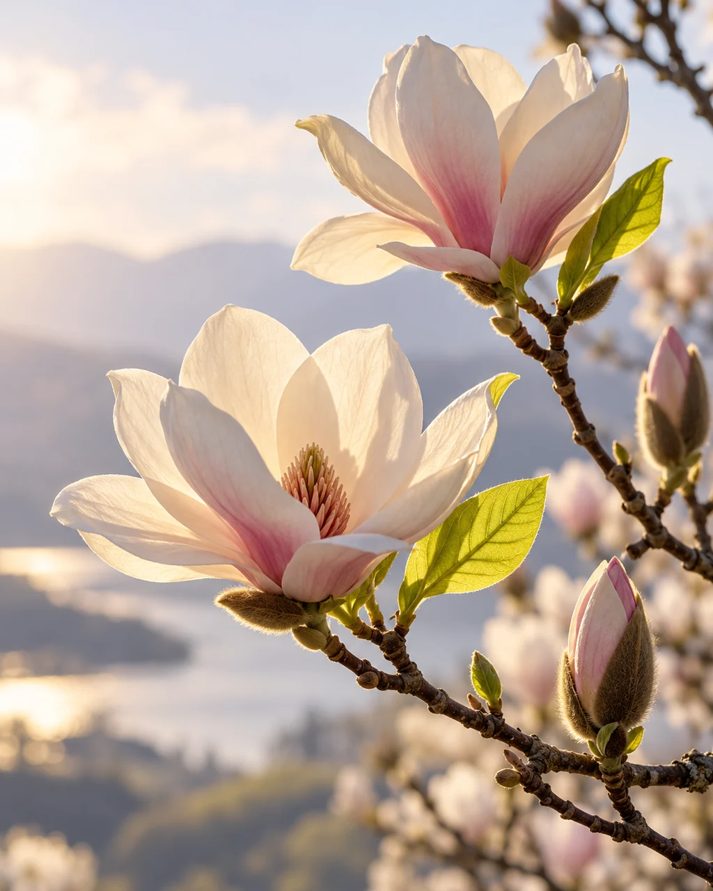 Magnolia Branch · Pastel Backlight