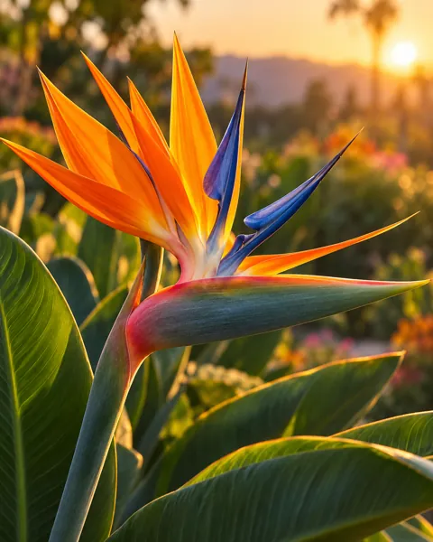 Bird of Paradise · Garden Golden Hour