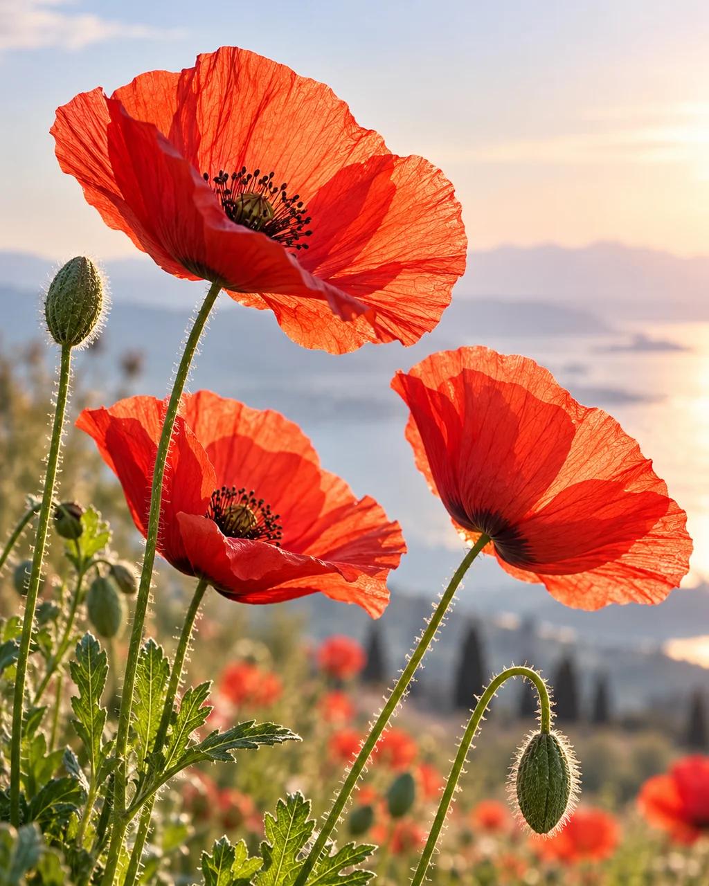 Wild Poppies · Pastel Backlight