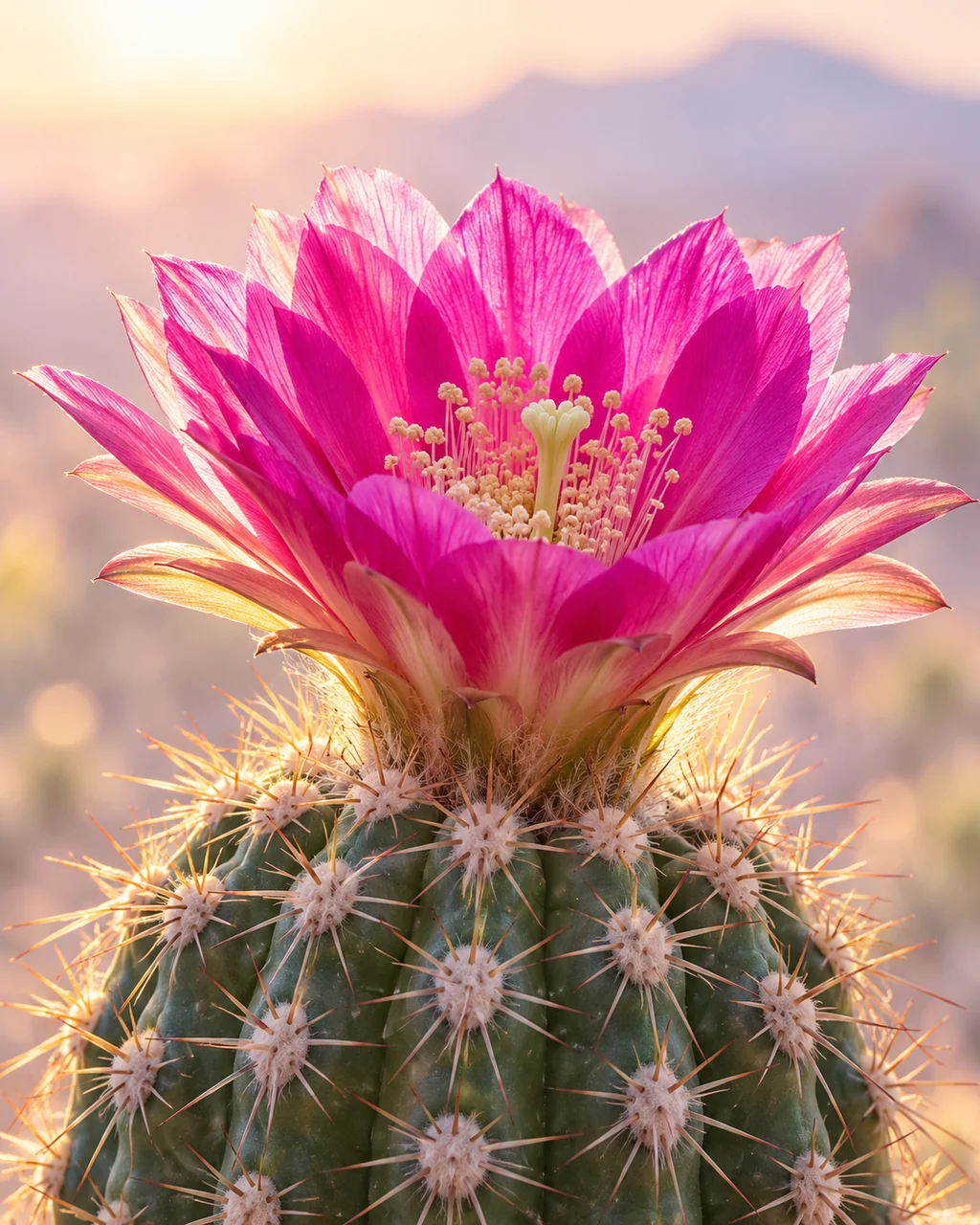 Blooming Cactus · Pastel Backlight