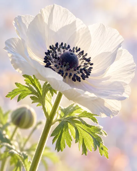 White Anemone · Pastel Backlight