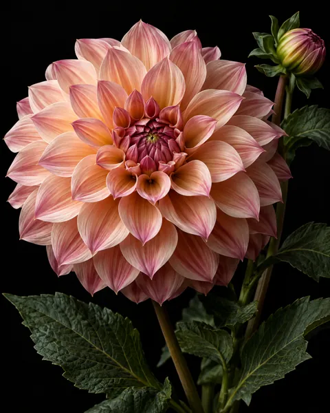 Dinnerplate Dahlia · Dark Still Life